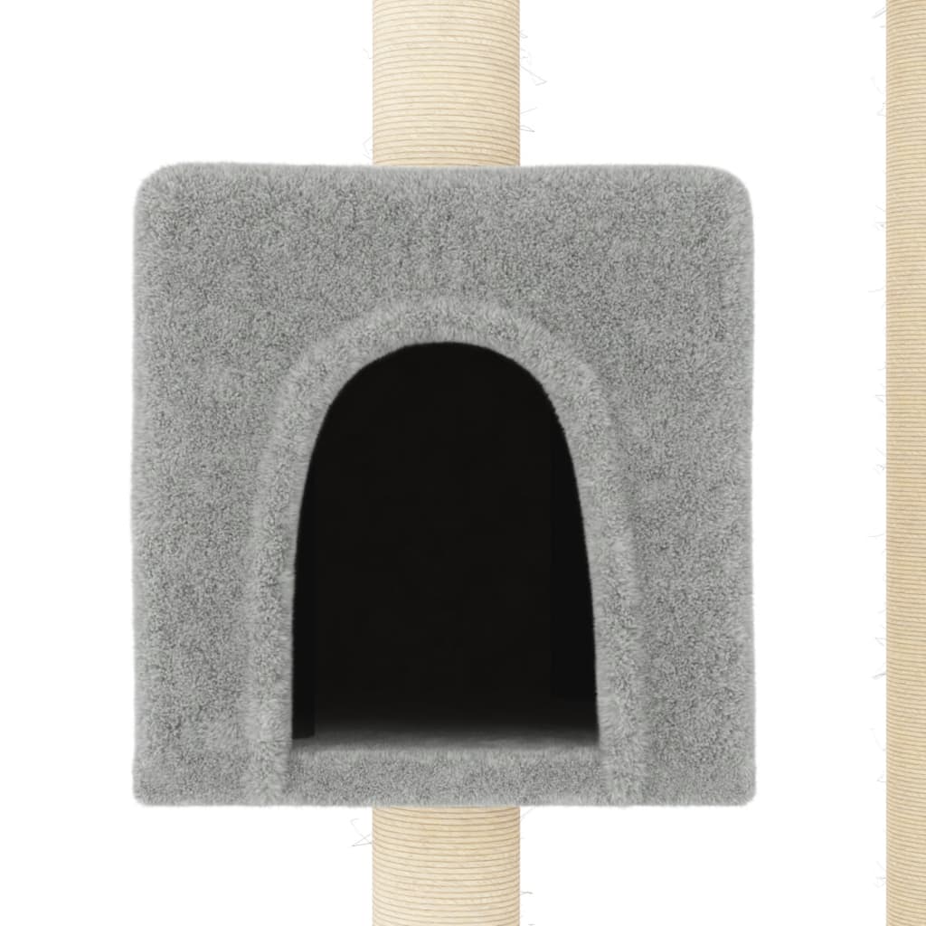 Rascador Para Gatos Con Postes De Sisal 104 Cm