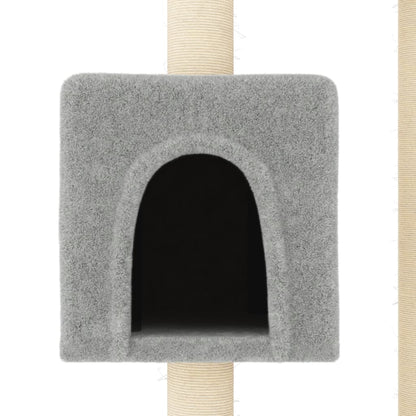 Rascador Para Gatos Con Postes De Sisal 104 Cm
