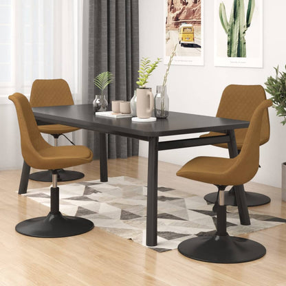 Sillas De Comedor Giratorias 4 Unidades Terciopelo Color