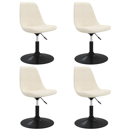 Sillas De Comedor Giratorias 4 Unidades Terciopelo Color