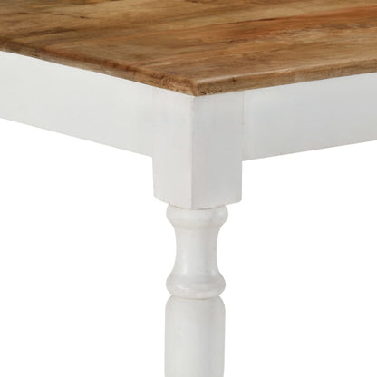 Mesa De Comedor Madera Maciza De Mango