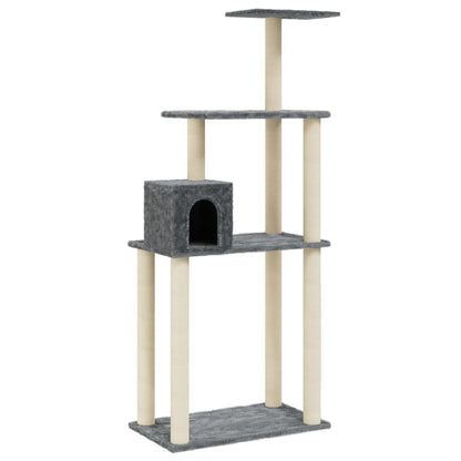 Rascador Para Gatos Con Postes De Sisal 147 Cm