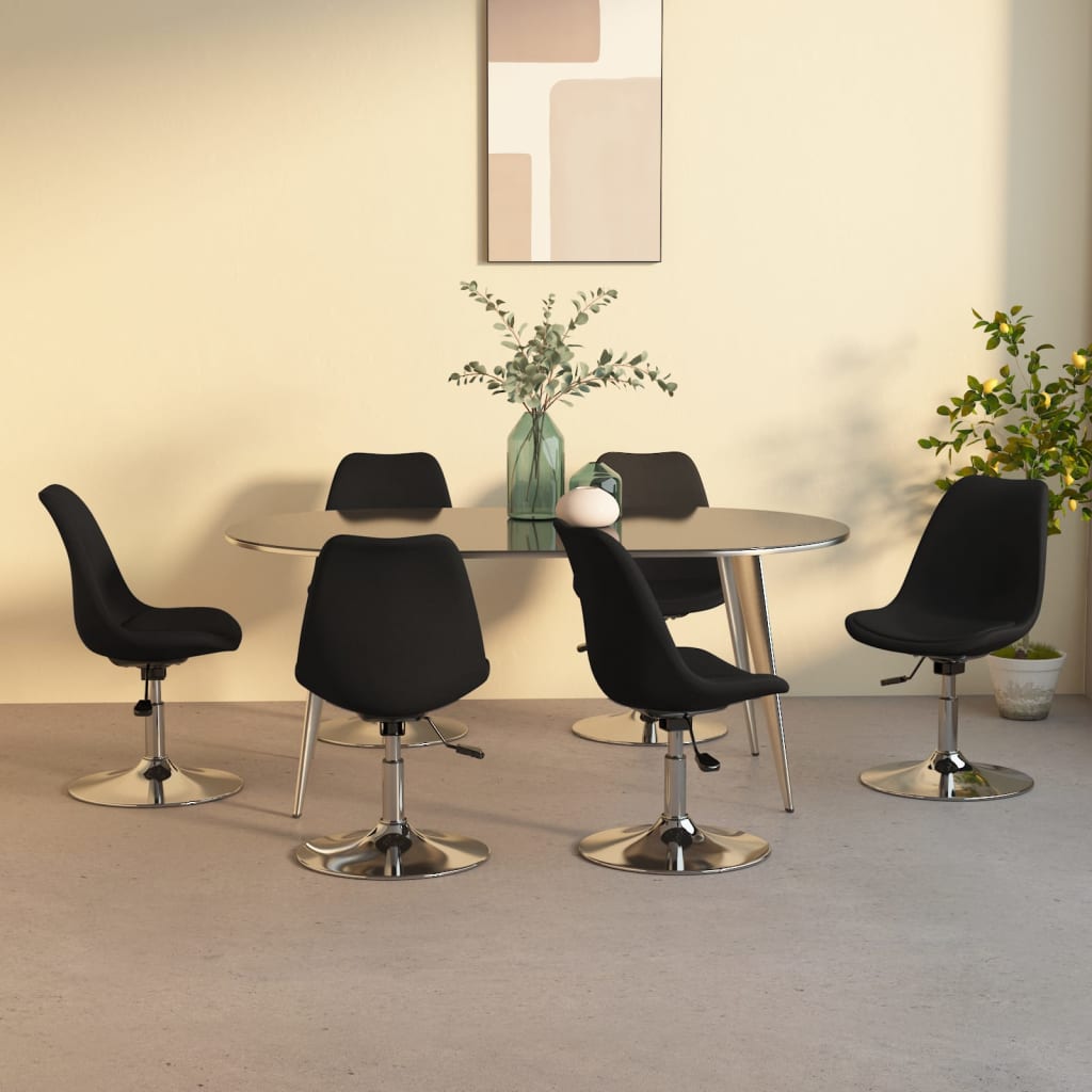 Sillas De Comedor Giratorias 4 Unidades Tela