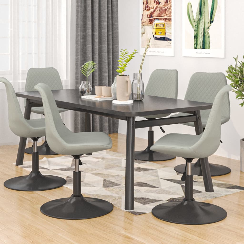 Sillas De Comedor Giratorias 4 Unidades Terciopelo Color
