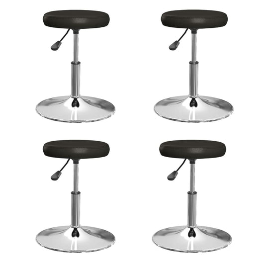 Sillas De Comedor 4 Unidades Cuero Sintético