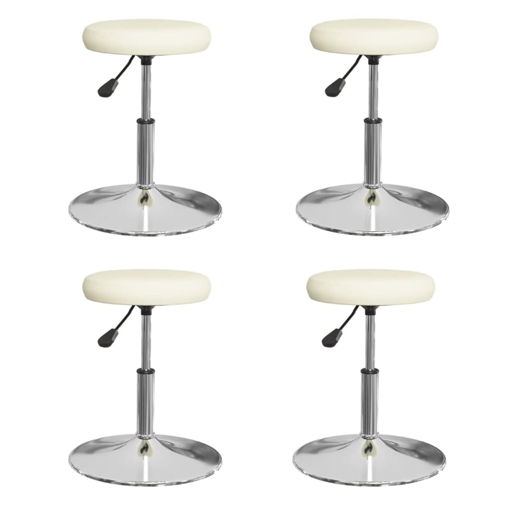 Sillas De Comedor 4 Unidades Cuero Sintético
