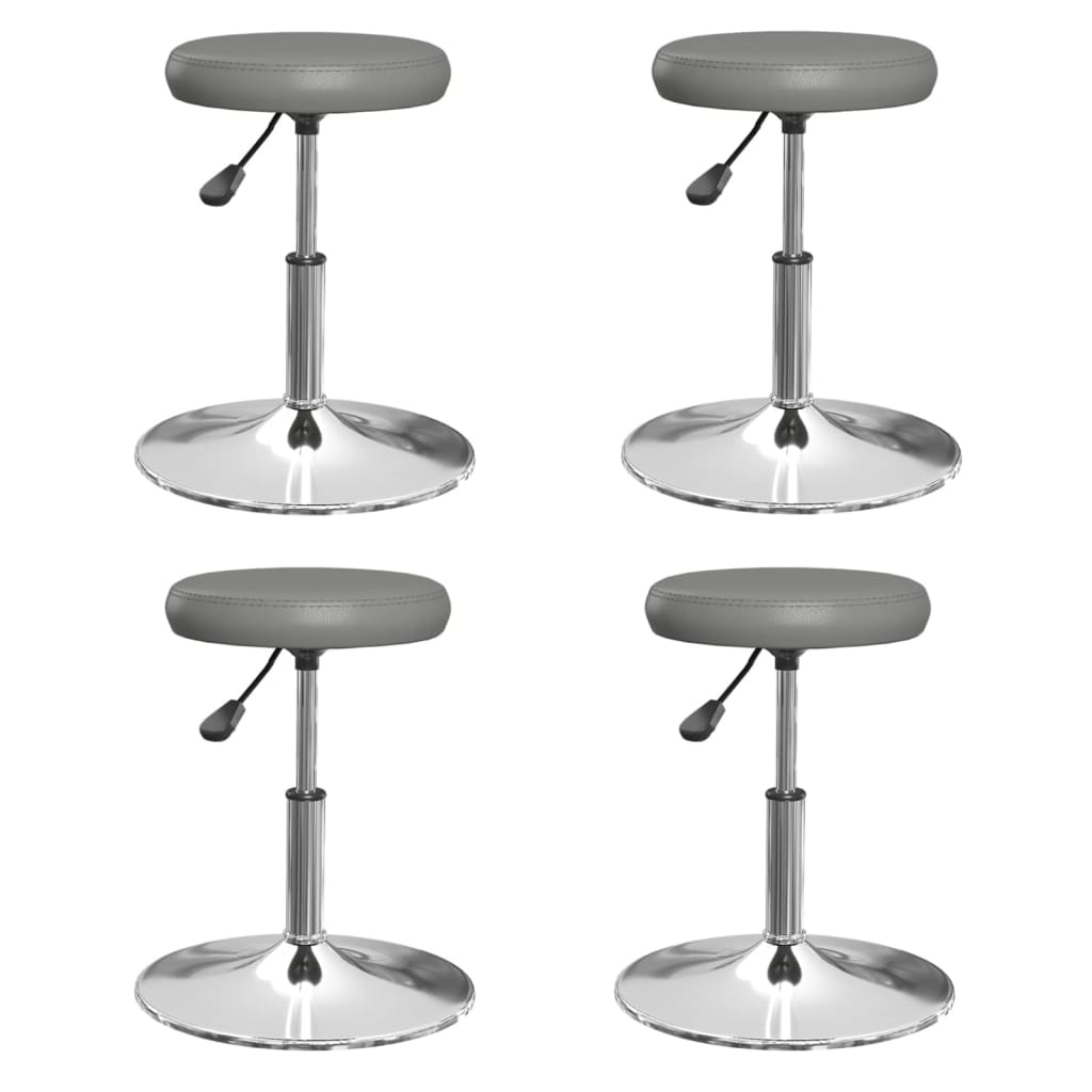 Sillas De Comedor 4 Unidades Cuero Sintético