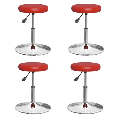 Sillas De Comedor 4 Unidades Cuero Sintético