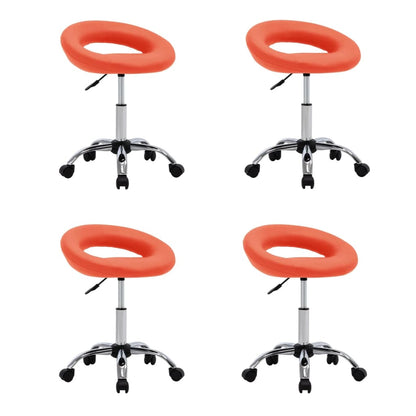 Silla De Comedor Giratoria De Cuero Sintética