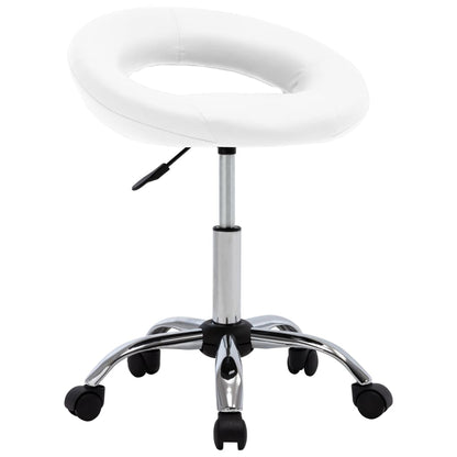 Silla De Comedor Giratoria De Cuero Sintética