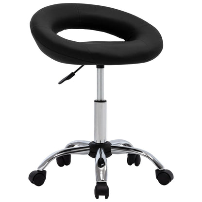 Silla De Comedor Giratoria De Cuero Sintética