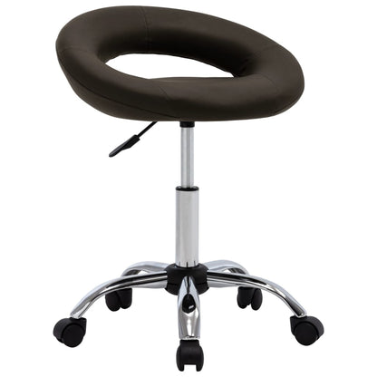 Silla De Comedor Giratoria De Cuero Sintética