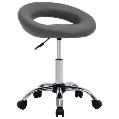 Silla De Comedor Giratoria De Cuero Sintética