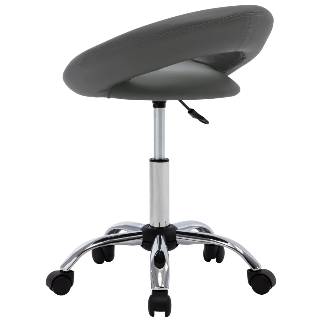 Silla De Comedor Giratoria De Cuero Sintética