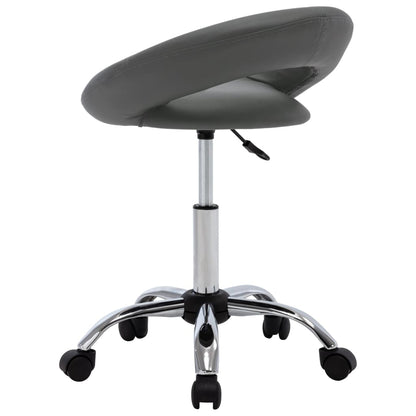 Silla De Comedor Giratoria De Cuero Sintética