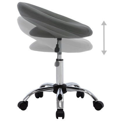 Silla De Comedor Giratoria De Cuero Sintética