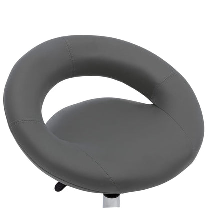 Silla De Comedor Giratoria De Cuero Sintética
