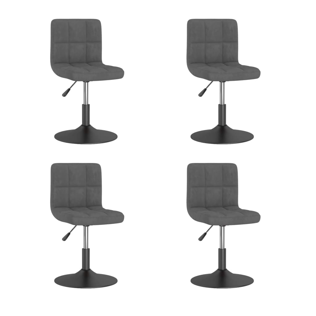 Silla De Comedor Giratoria De Terciopelo