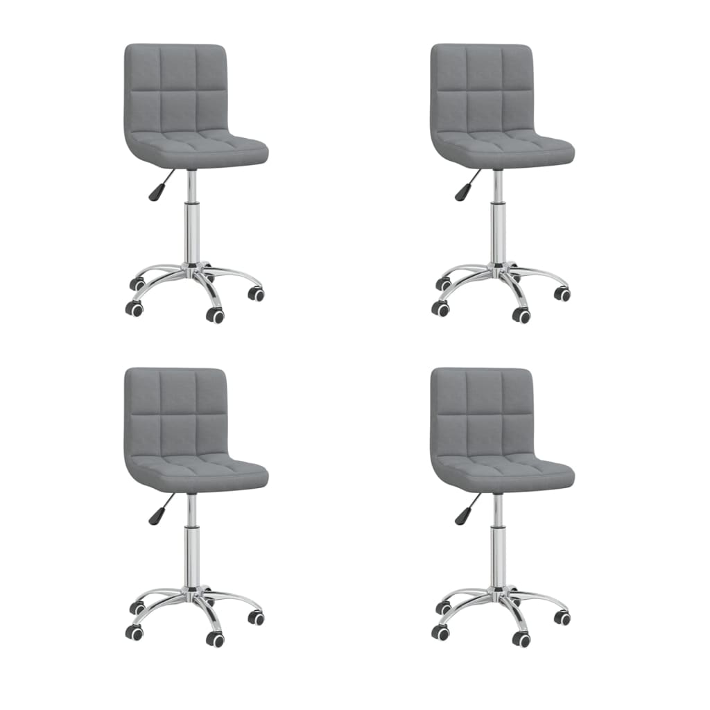 Silla De Comedor Giratoria Tela