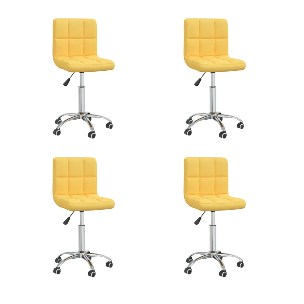 Silla De Comedor Giratoria Tela