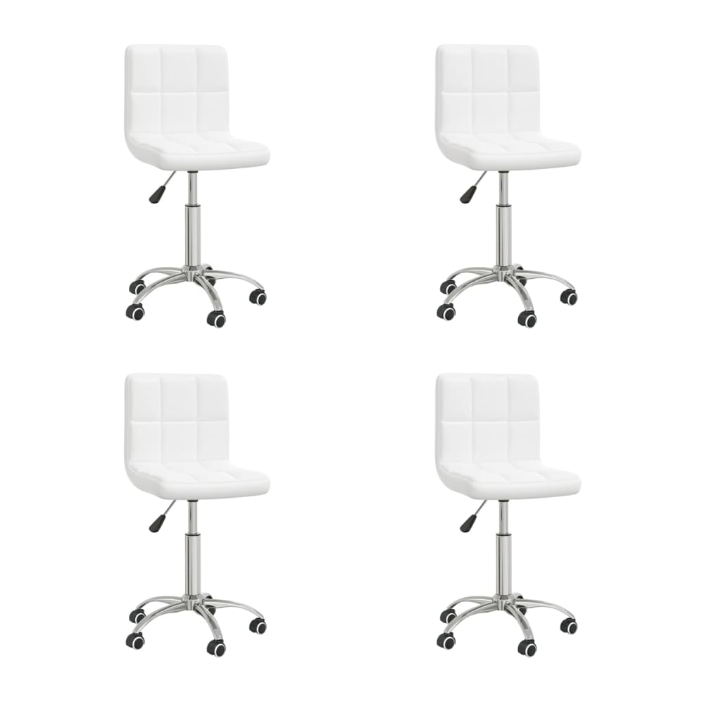 Silla De Comedor Giratoria Cuero Sintético