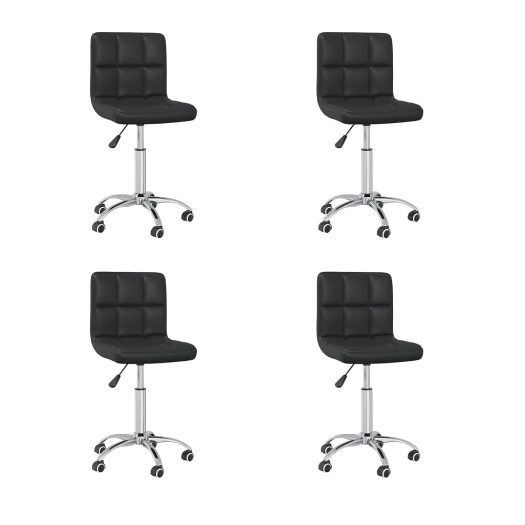 Silla De Comedor Giratoria Cuero Sintético
