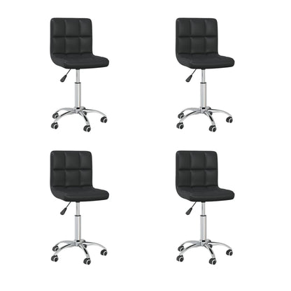 Silla De Comedor Giratoria Cuero Sintético