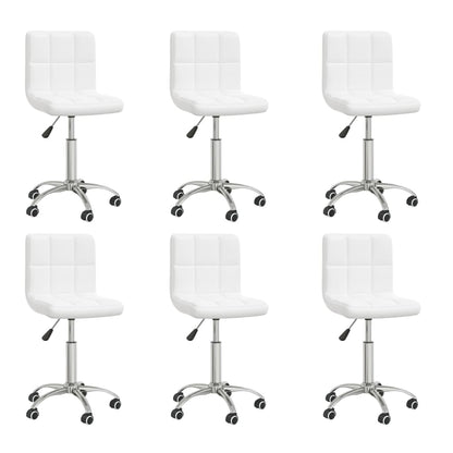 Silla De Comedor Giratoria Cuero Sintético