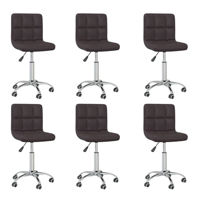 Silla De Comedor Giratoria Cuero Sintético