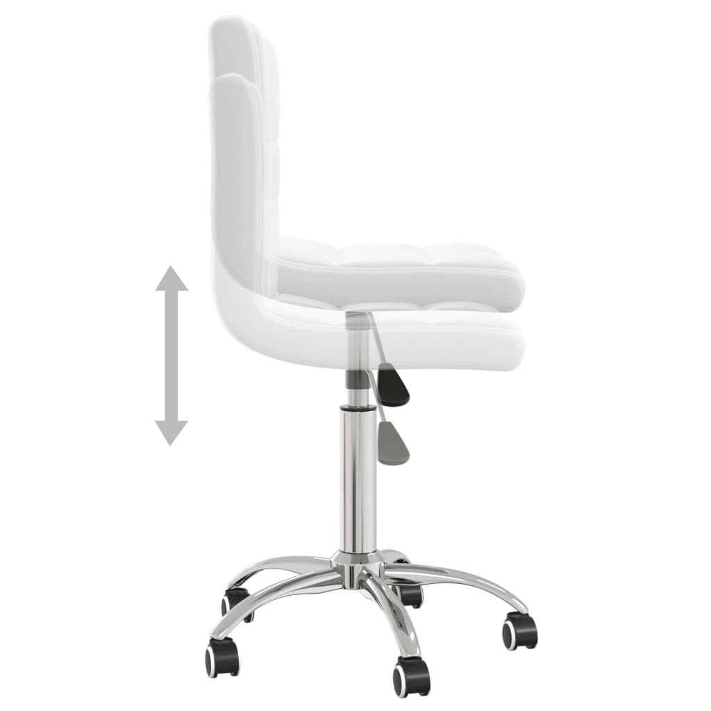 Silla De Comedor Giratoria Cuero Sintético