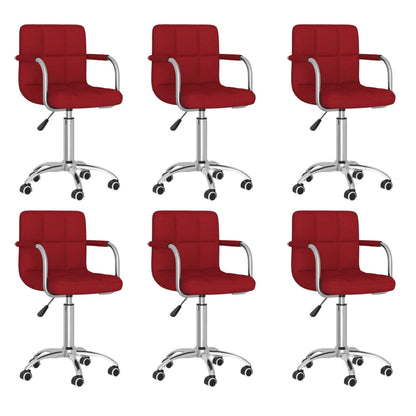 Silla De Comedor Giratoria Tela
