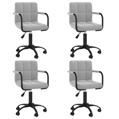 Sillas De Comedor Giratorias 2 Uds De Terciopelo
