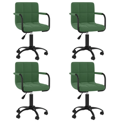 Sillas De Comedor Giratorias 2 Uds De Terciopelo