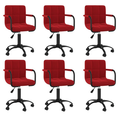 Sillas De Comedor Giratorias 2 Uds De Terciopelo