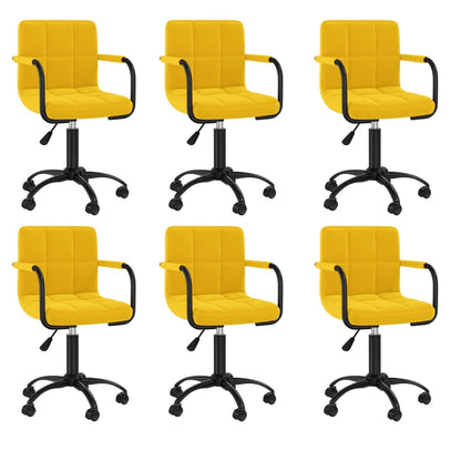 Sillas De Comedor Giratorias 2 Uds De Terciopelo