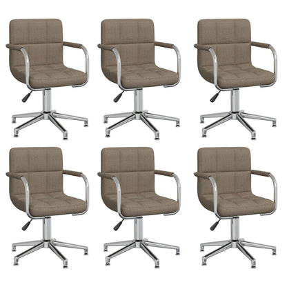 Silla De Comedor Giratoria Tela
