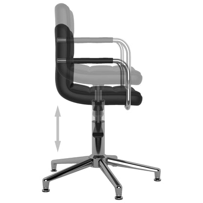 Sillas De Comedor Giratorias 6 Unidades Cuero Sintético