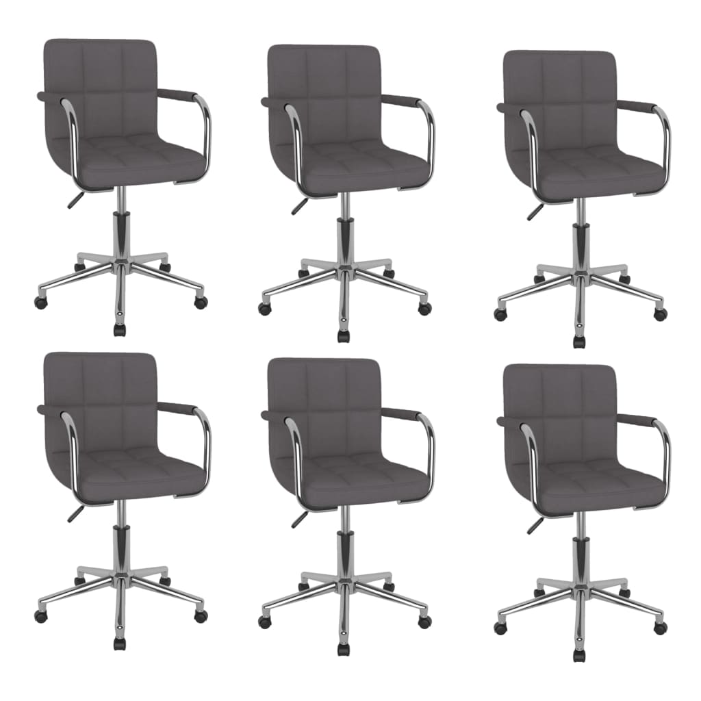 Silla De Comedor Giratoria Tela
