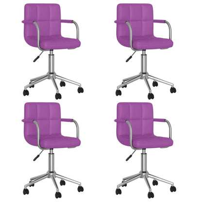 Silla De Comedor Giratoria Cuero Sintético