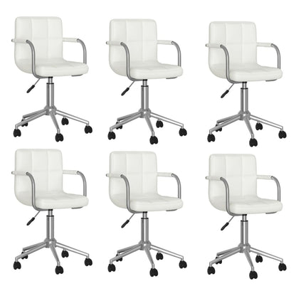Silla De Comedor Giratoria Cuero Sintético