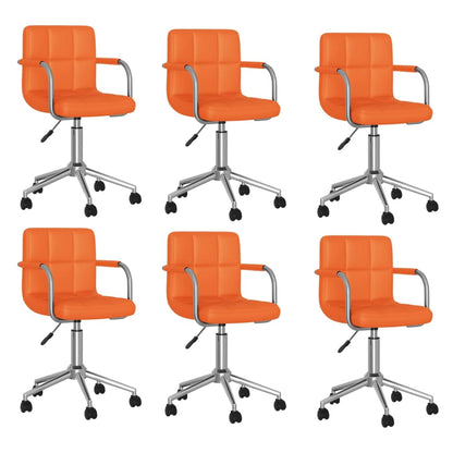 Silla De Comedor Giratoria Cuero Sintético