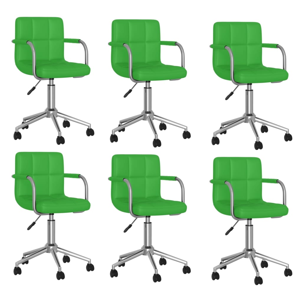 Silla De Comedor Giratoria Cuero Sintético