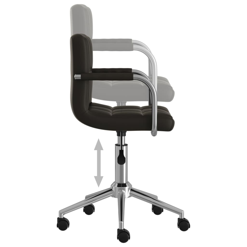 Silla De Comedor Giratoria Cuero Sintético