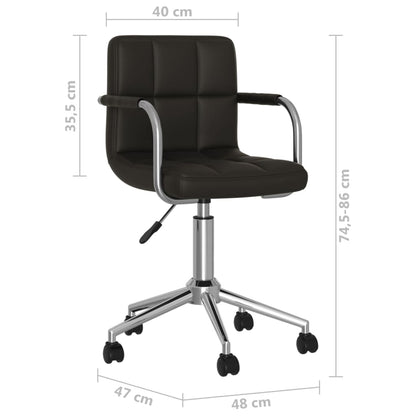 Silla De Comedor Giratoria Cuero Sintético