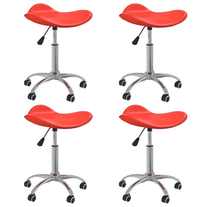 Silla De Comedor Giratoria Cuero Sintético