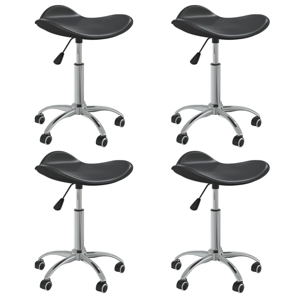 Silla De Comedor Giratoria Cuero Sintético