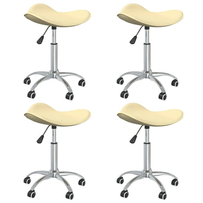 Silla De Comedor Giratoria Cuero Sintético