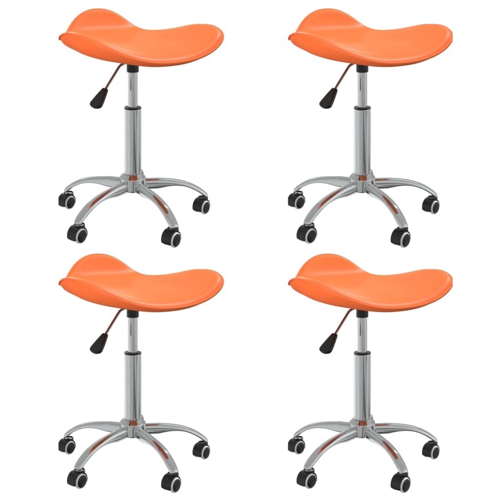Silla De Comedor Giratoria Cuero Sintético