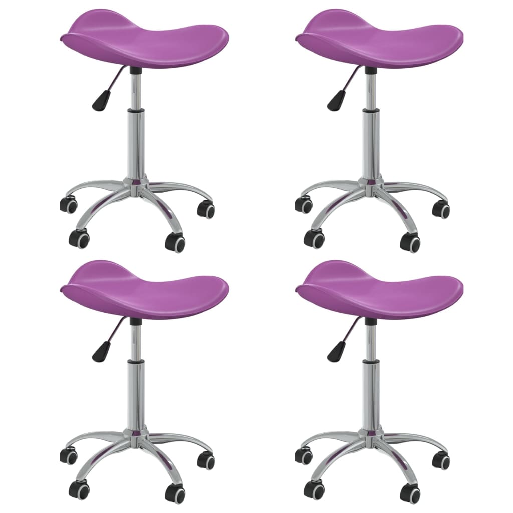 Silla De Comedor Giratoria Cuero Sintético