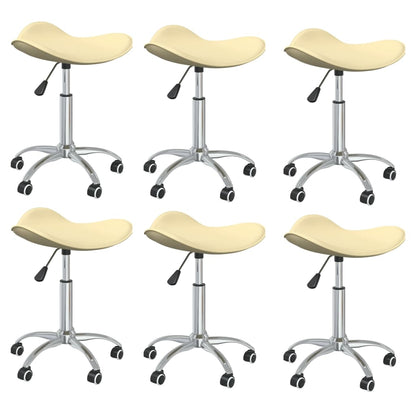 Silla De Comedor Giratoria Cuero Sintético